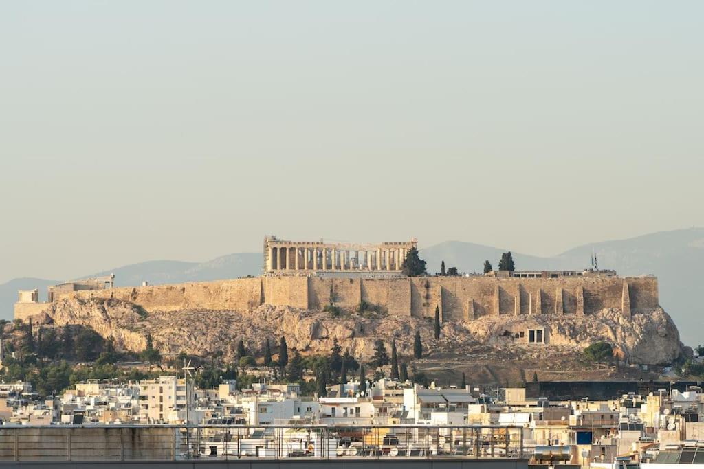 Ferienwohnung Duplex Acropolis View 2 Balconies Athen Exterior foto