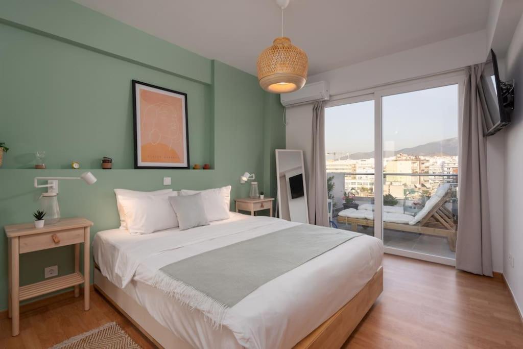 Ferienwohnung Duplex Acropolis View 2 Balconies Athen Exterior foto